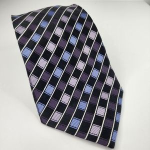 VALERIO GARATI Purple Silk Tie.